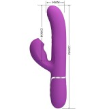 Perlita 3 In 1 Multifunktions-Rabbit-Vibrator Lila von Pretty Love | Fesselliebe.de