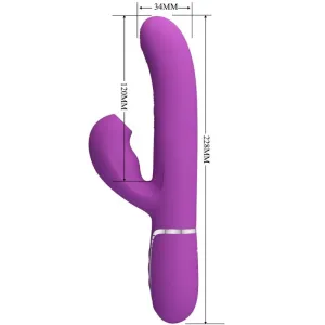 Perlita 3 In 1 Multifunktions-Rabbit-Vibrator Lila von Pretty Love