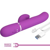 Perlita 3 In 1 Multifunktions-Rabbit-Vibrator Lila von Pretty Love | Fesselliebe.de