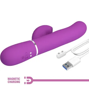 Perlita 3 In 1 Multifunktions-Rabbit-Vibrator Lila von Pretty Love