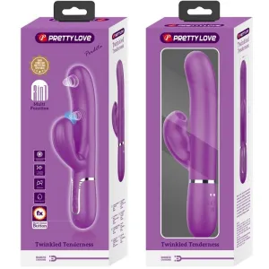 Perlita 3 In 1 Multifunktions-Rabbit-Vibrator Lila von Pretty Love