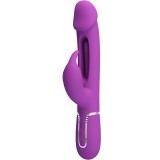 Kampas 3 In 1 Multifunktions-Rabbit-Vibrator Lila von Pretty Love | Fesselliebe.de