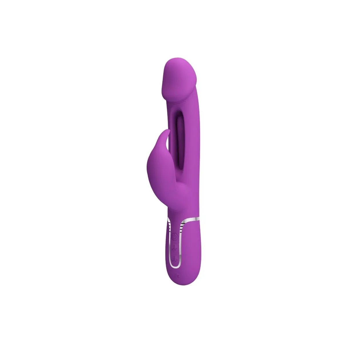 Kampas 3 In 1 Multifunktions-Rabbit-Vibrator Lila von Pretty Love | Fesselliebe.de