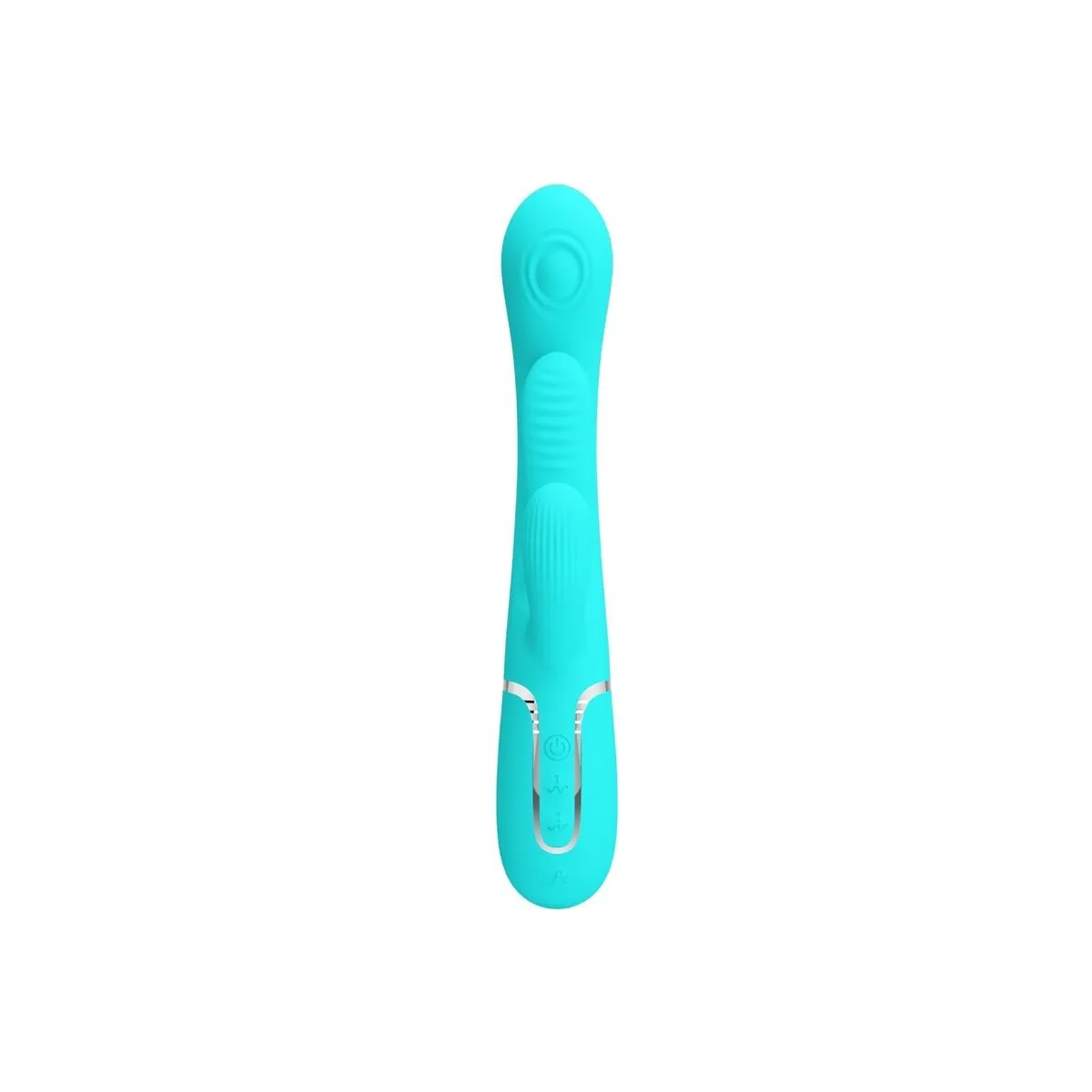 Shania Triple Rabbit Multifunktionsvibrator 3 In 1 Blau von Pretty Love | Fesselliebe.de