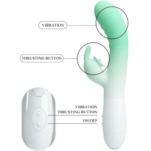 Cerberus Rabbit Vibrator 3o Vibrationen Grün von Pretty Love