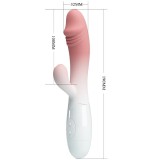 Snappy Rabbit Vibrator 30 Vibrationen Rosa von Pretty Love | Fesselliebe.de