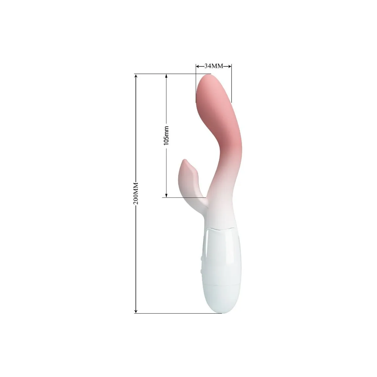 Brighty G-Spot Vibrator + Klitoris-Stimulator 30 Vibrationen Rosa von Pretty Love | Fesselliebe.de