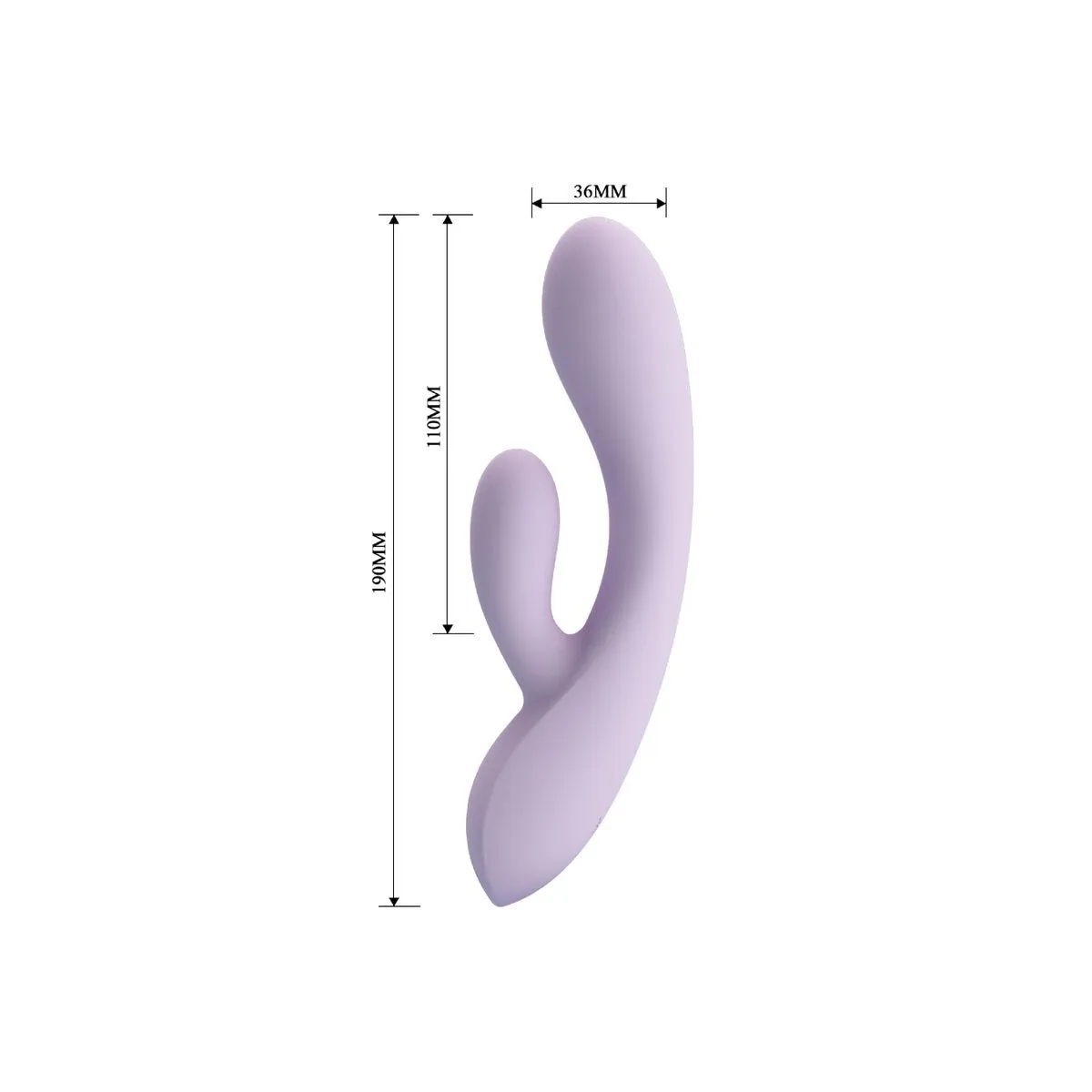 Rosolyn Rabbit Vibrator 10 Vibrationen Lila von Pretty Love | Fesselliebe.de