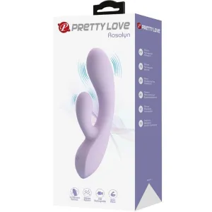 Rosolyn Rabbit Vibrator 10 Vibrationen Lila von Pretty Love