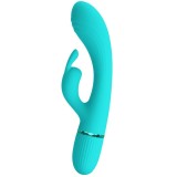 Scocco Vibrator Rabbit Türkis von Pretty Love Flirtation | Fesselliebe.de