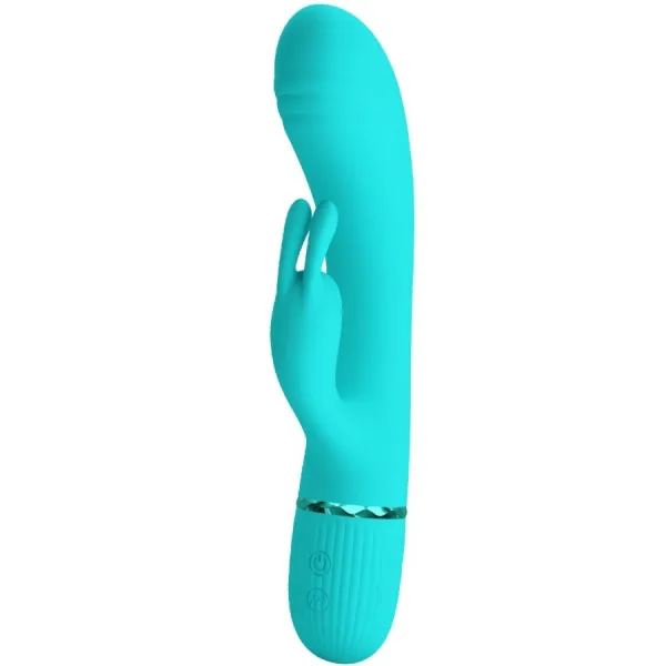 Scocco Vibrator Rabbit Türkis von Pretty Love Flirtation | Fesselliebe.de