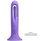 Killmoulis Rabbit Vibrator 12 Vibrationsmodi Lila von Pretty Love | Fesselliebe.de