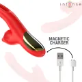 Jessica Multifunktionsvibrator Klitorisstimulation 24,8 cm Rot von Intense Fun