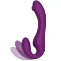 Xocoon – 2 In 1 Strapless Strap-On Vibrator mit Fernbedienung Lila von Xocoon