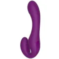 Xocoon – 2 In 1 Strapless Strap-On Vibrator mit Fernbedienung Lila von Xocoon