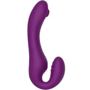 Xocoon – 2 In 1 Strapless Strap-On Vibrator mit Fernbedienung Lila von Xocoon