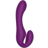 Xocoon – 2 In 1 Strapless Strap-On Vibrator mit Fernbedienung Lila von Xocoon | Fesselliebe.de