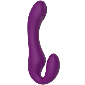 Xocoon – 2 In 1 Strapless Strap-On Vibrator mit Fernbedienung Lila von Xocoon