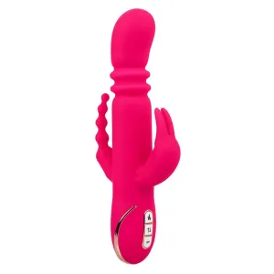 Jack Fantasy Dreifach Beheizter Vibrator Rabbit Rosa von Calexotics