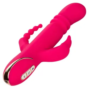 Jack Fantasy Dreifach Beheizter Vibrator Rabbit Rosa von Calexotics