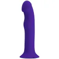 Murray Youth Vibrierender Dildo & wiederaufladbarer Violett von Pretty Love Led