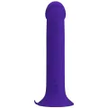 Murray Youth Vibrierender Dildo & wiederaufladbarer Violett von Pretty Love Led