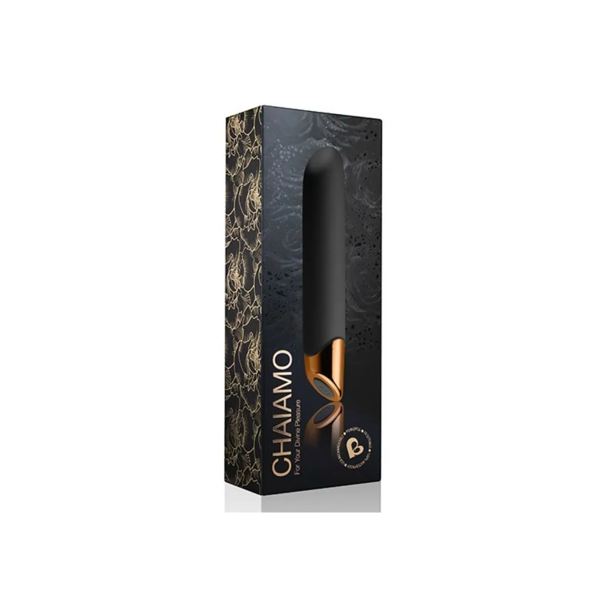 Schwarzer Chaiamo-Vibrator von Rocks-Off | Fesselliebe.de