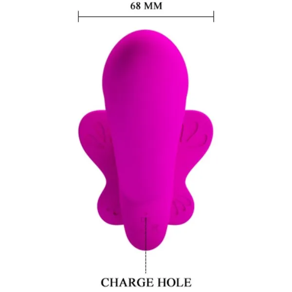 Valerie Doppel-Strap-On-Vibrator 12 Vibrationen Lila von Pretty Love | Fesselliebe.de
