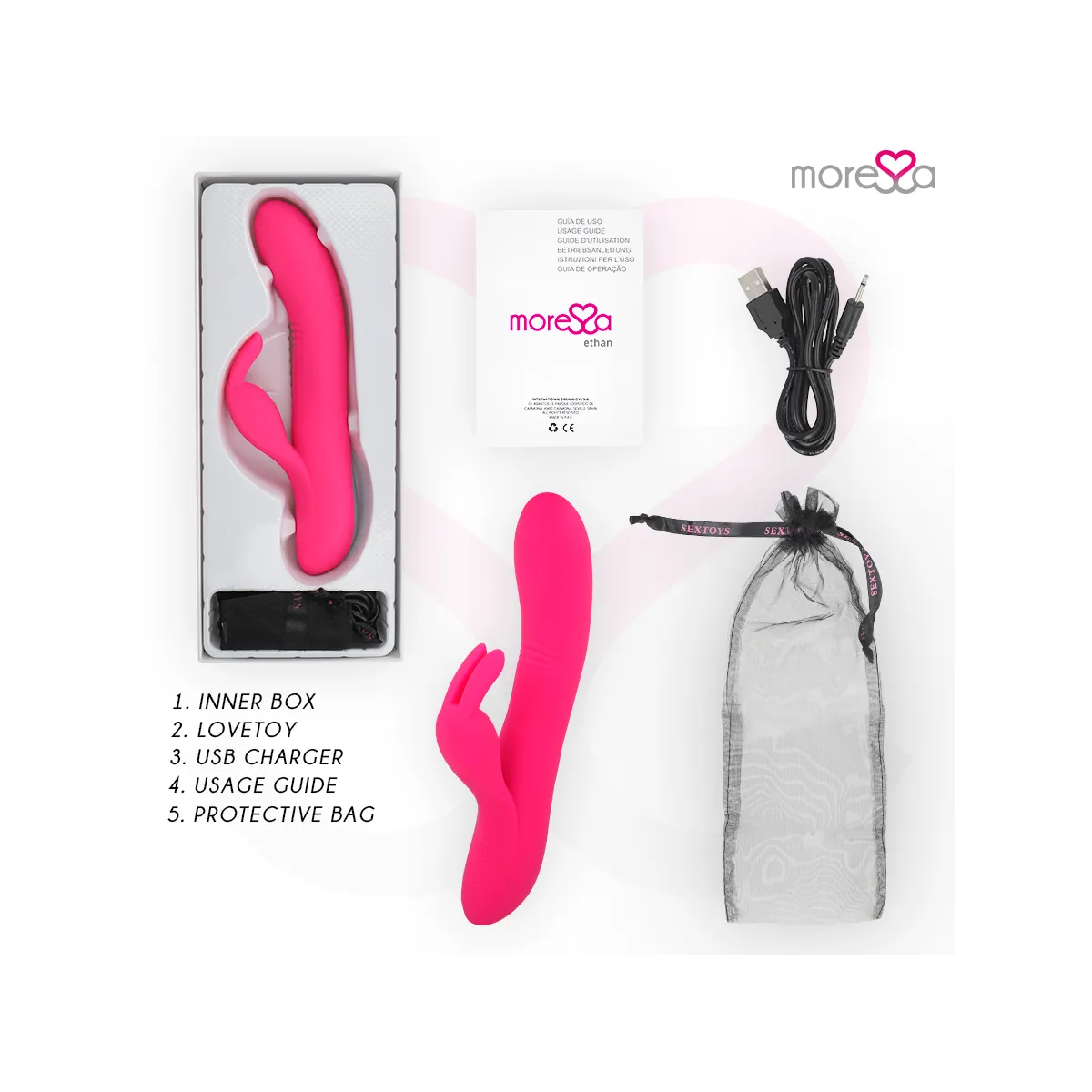 Ethan Premium Silikon wiederaufladbar von Moressa | Fesselliebe.de