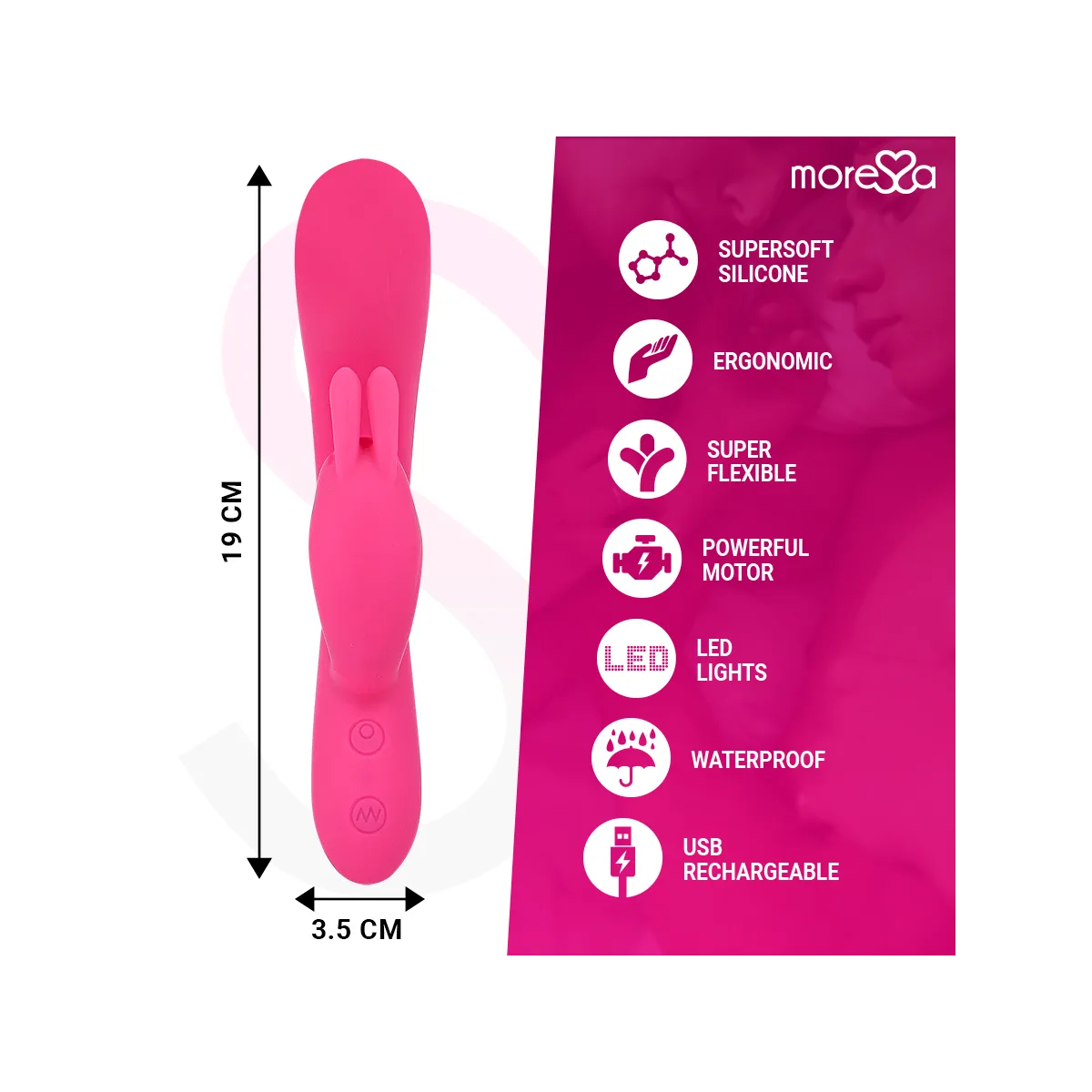 Telmo Premium Silikon wiederaufladbar von Moressa | Fesselliebe.de