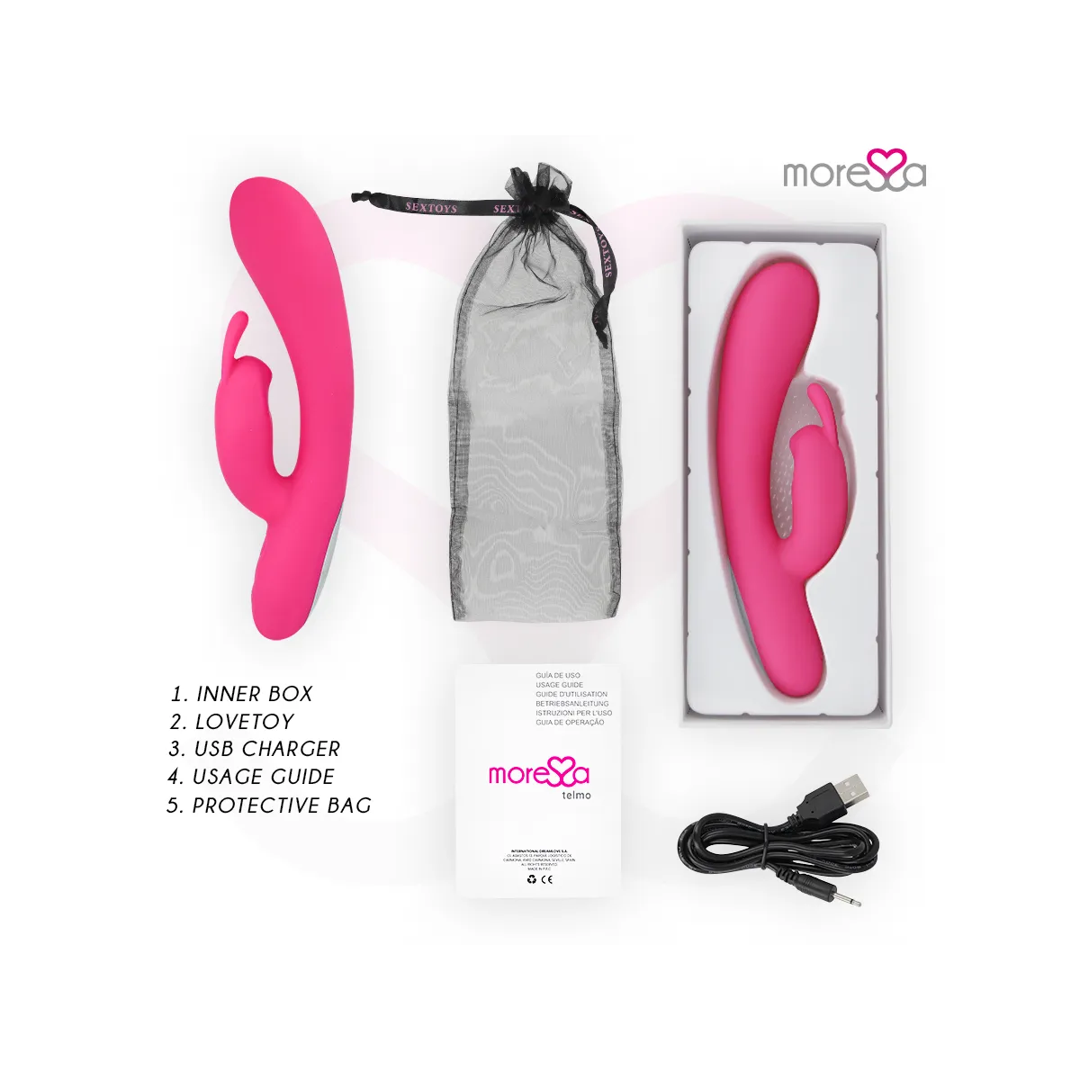 Telmo Premium Silikon wiederaufladbar von Moressa | Fesselliebe.de