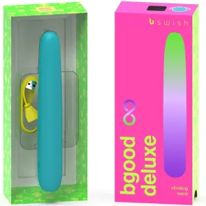 Bgood Infinite Deluxe wiederaufladbarer Vibrator Blaues Silikon von B Swish