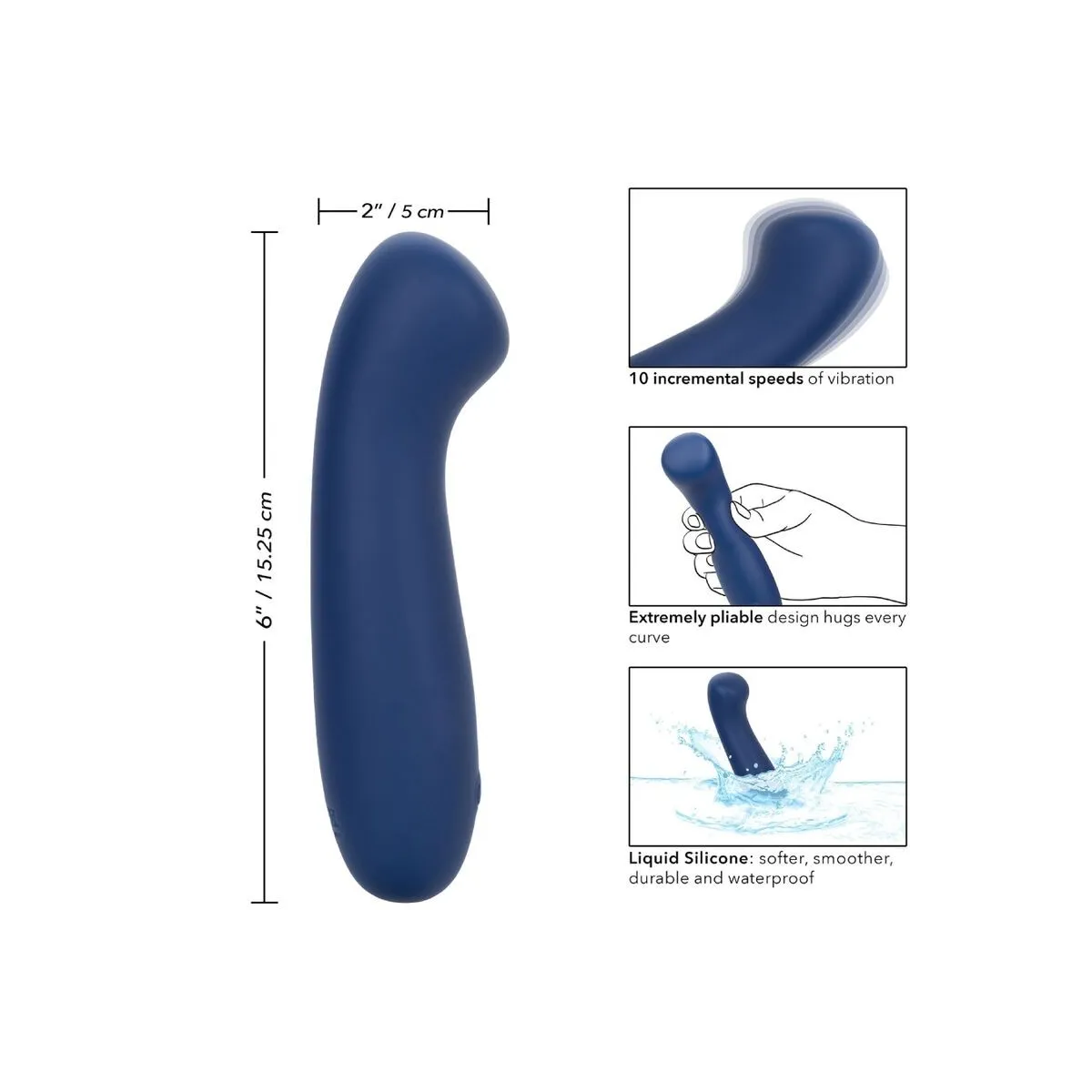 Cashmere-Satin-Blau von Calexotics | Fesselliebe.de