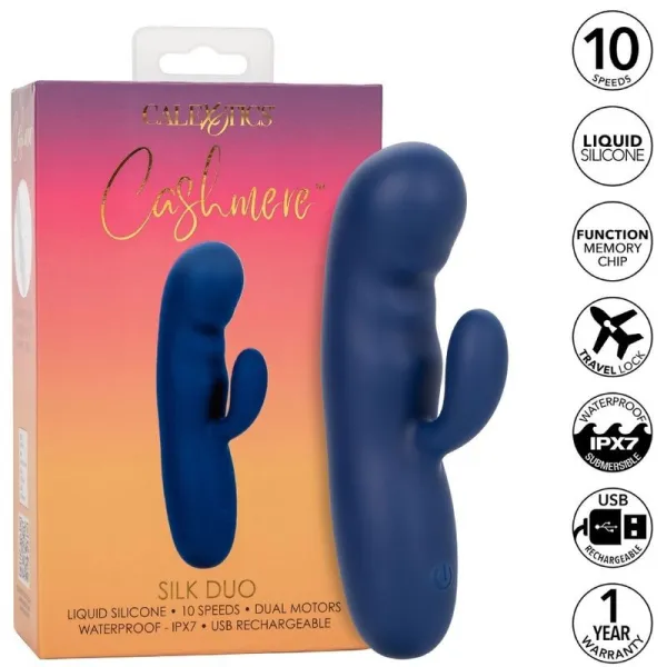 Cashmere-Seiden-Duo-Blau von Calexotics | Fesselliebe.de