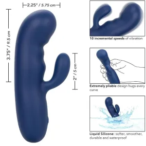 Cashmere-Seiden-Duo-Blau von Calexotics