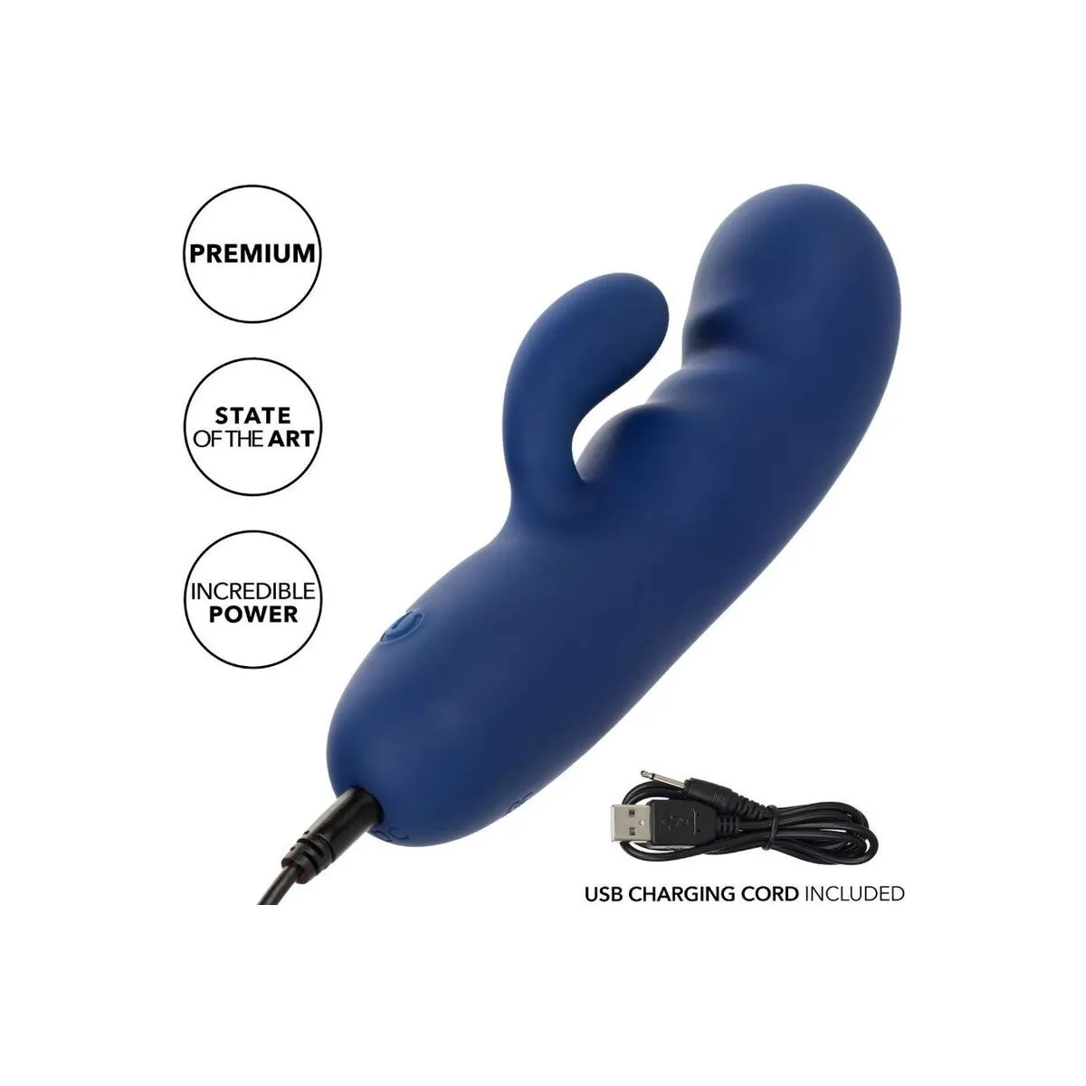 Cashmere-Seiden-Duo-Blau von Calexotics | Fesselliebe.de