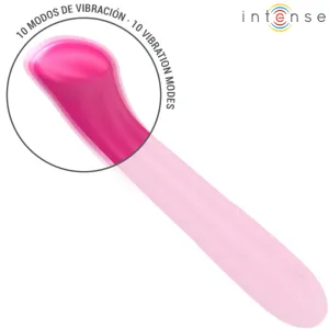 Paty Vibrator 19 cm Flexibel 10 Vibrationen Modell 2 Rosa von Intense Fun