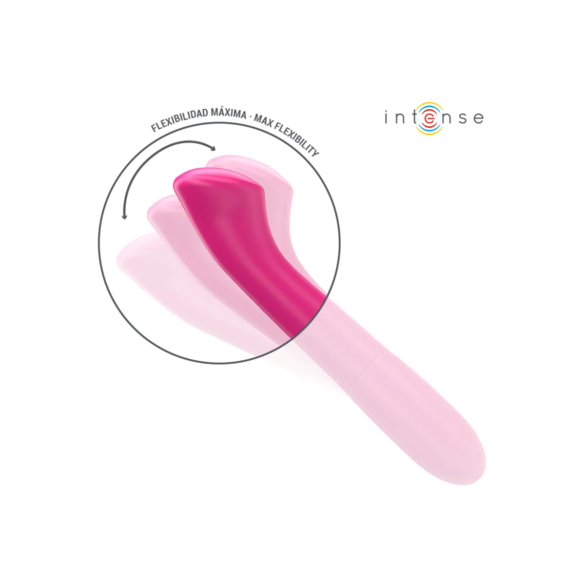 Paty Vibrator 19 cm Flexibel 10 Vibrationen Modell 2 Rosa von Intense Fun | Fesselliebe.de