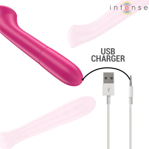 Paty Vibrator 19 cm Flexibel 10 Vibrationen Modell 2 Rosa von Intense Fun | Fesselliebe.de