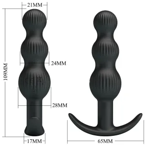 Sidney Analvibrator 10 Vibrationen Schwarz von Pretty Love