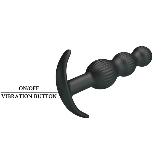 Sidney Analvibrator 10 Vibrationen Schwarz von Pretty Love | Fesselliebe.de