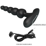 Corban Analvibrator 10 Vibrationen Schwarz von Pretty Love | Fesselliebe.de