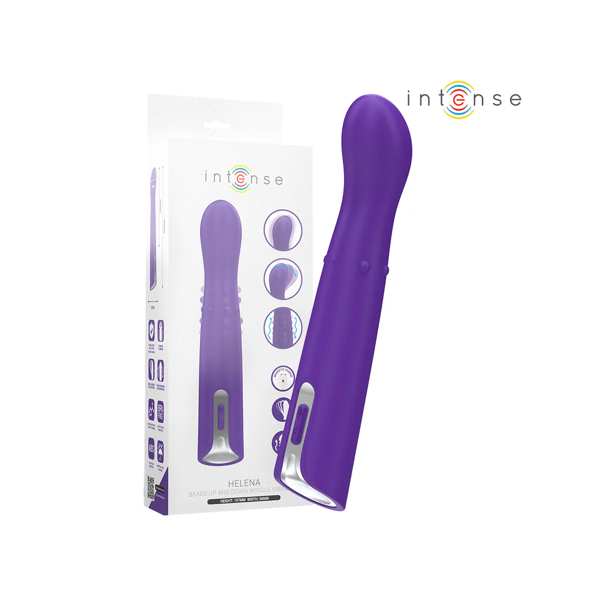 Helena Beads Up & Down Wiggle Vibrator 13,5 cm von Intense Fun | Fesselliebe.de