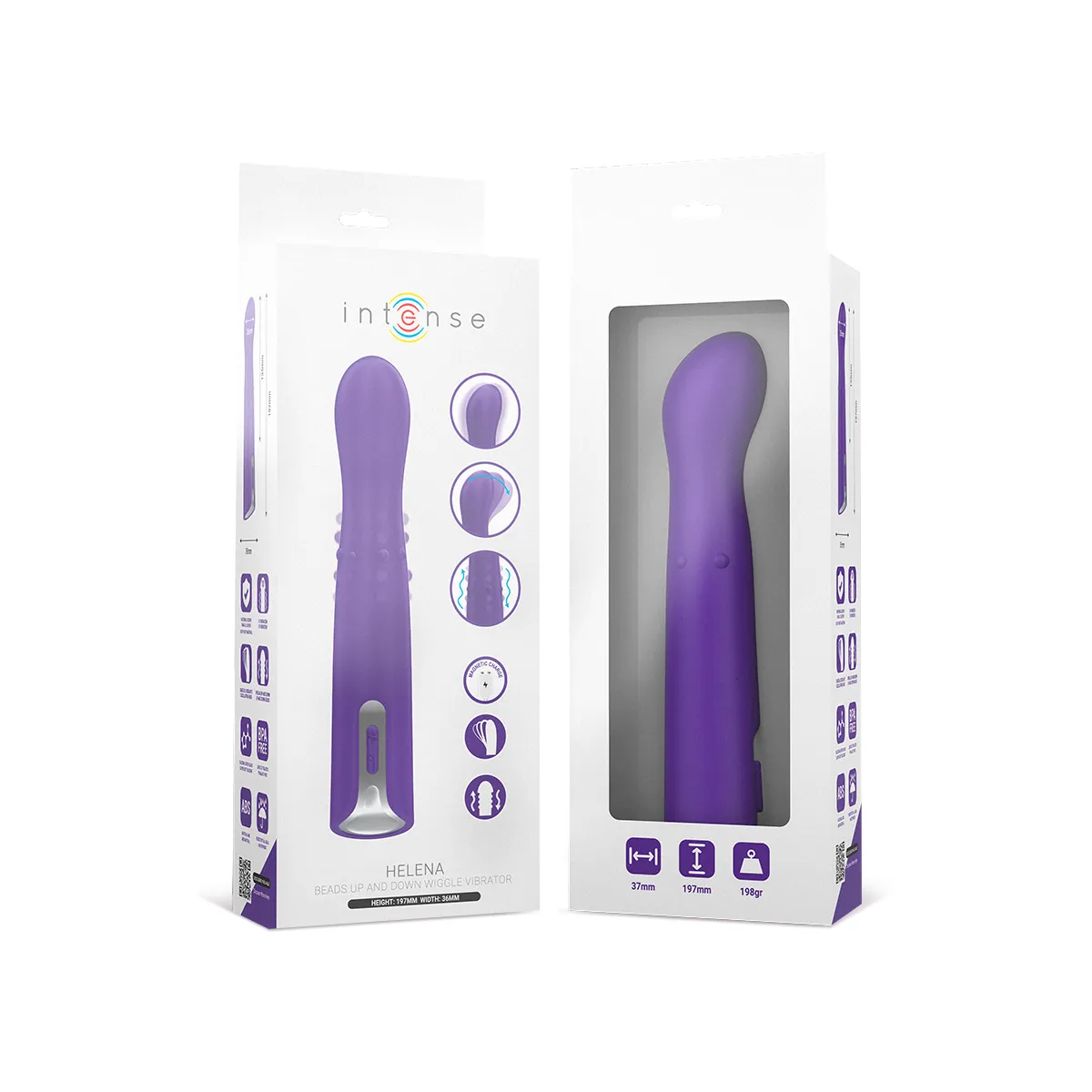 Helena Beads Up & Down Wiggle Vibrator 13,5 cm von Intense Fun | Fesselliebe.de