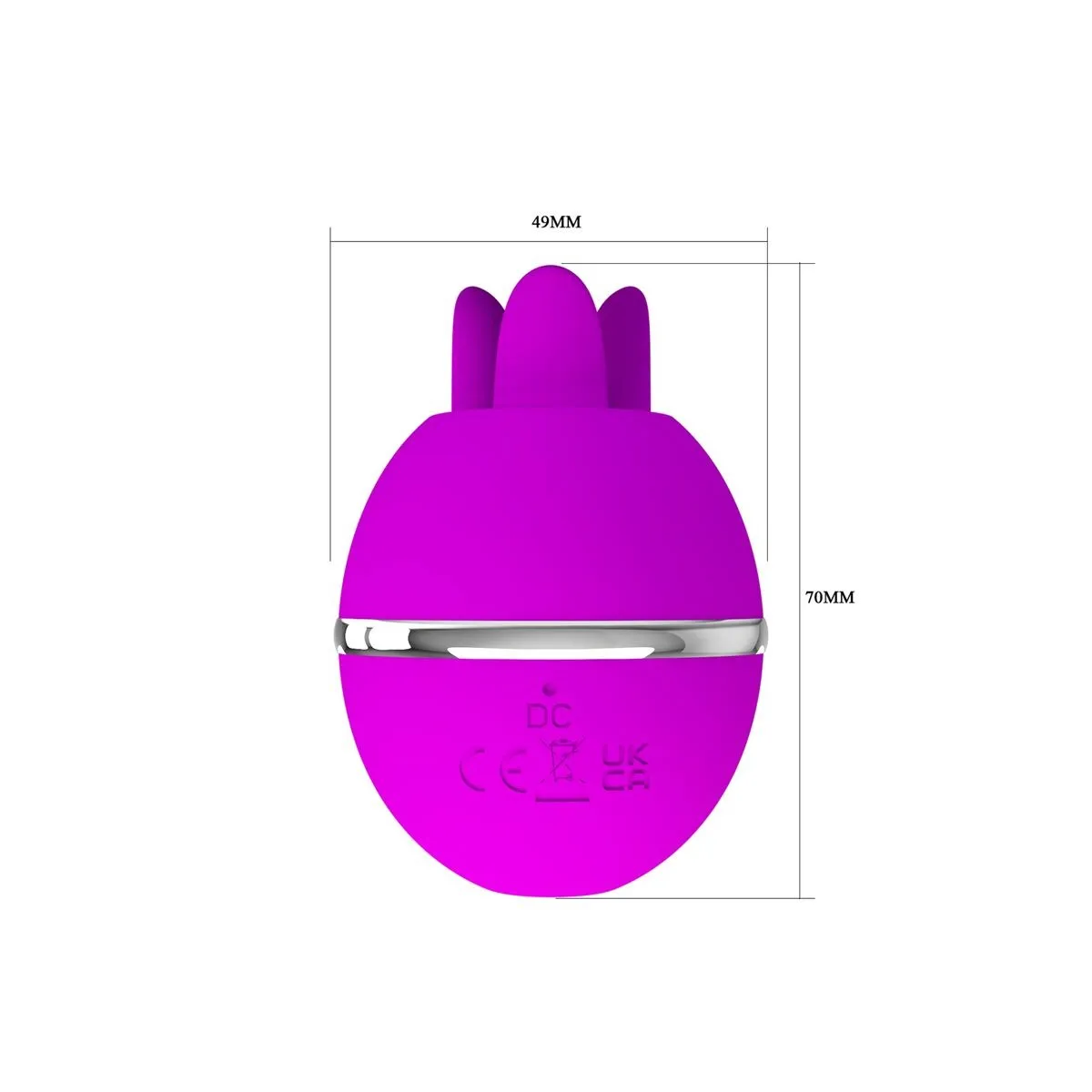 Gemini Ball Lila, Runder Vibrator aus Silikon von Pretty Love Flirtation | Fesselliebe.de