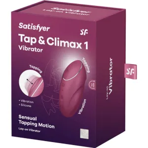Tap & Climax 1 Auflegvibrator Rot von Satisfyer Layons