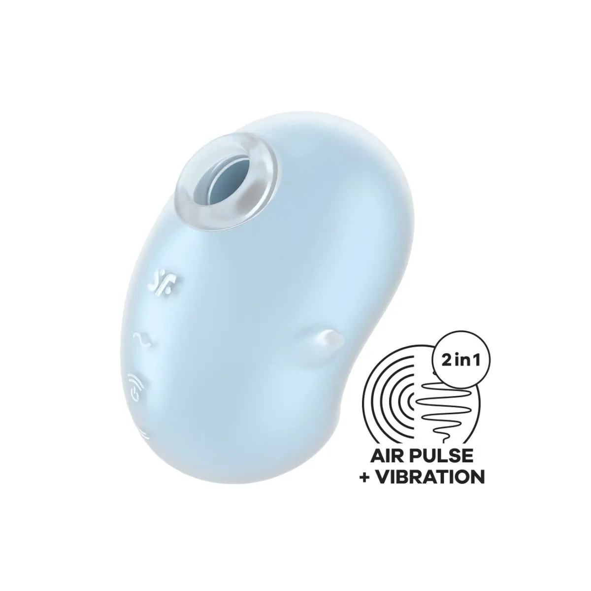 Cutie Ghost Auflegevibrator Hellblau von Satisfyer Layons | Fesselliebe.de