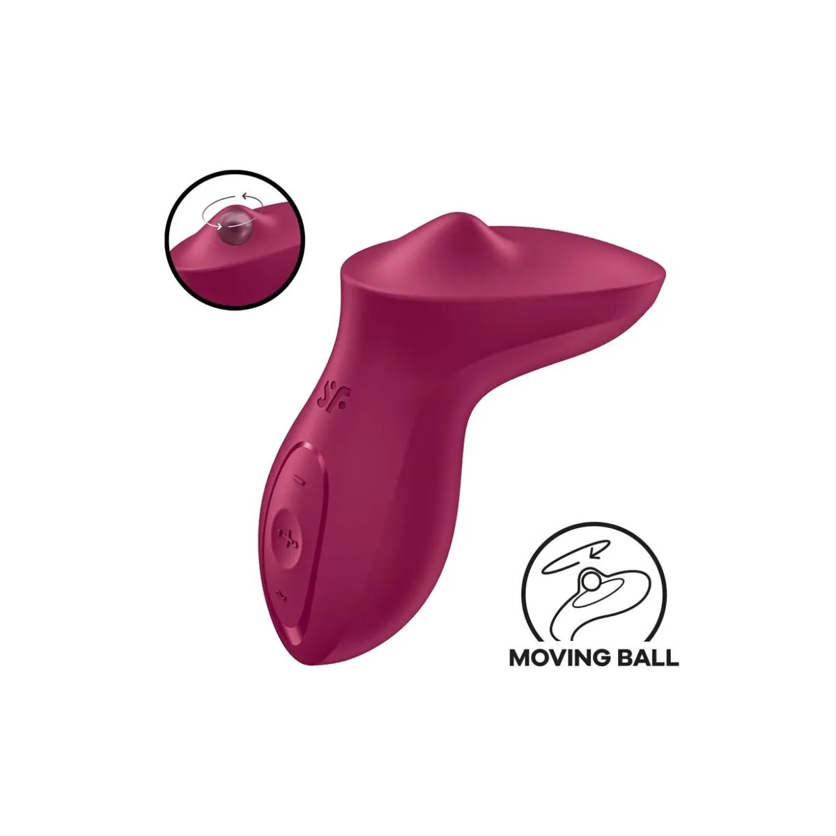Exciterrr Vibrator Auflegbarer Klitoris Fuchsia von Satisfyer Vibrator | Fesselliebe.de