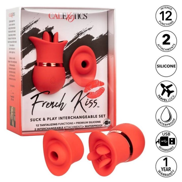 French Kiss Suck & Play Set von Calexotics | Fesselliebe.de