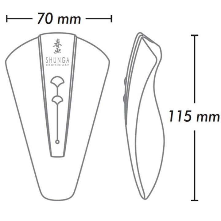 Obi Intimmassager Schwarz von Shunga Toys | Fesselliebe.de
